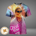 Ghost Rider Hellfire Skull Cinematic Movie Poster All Over Print Shirt