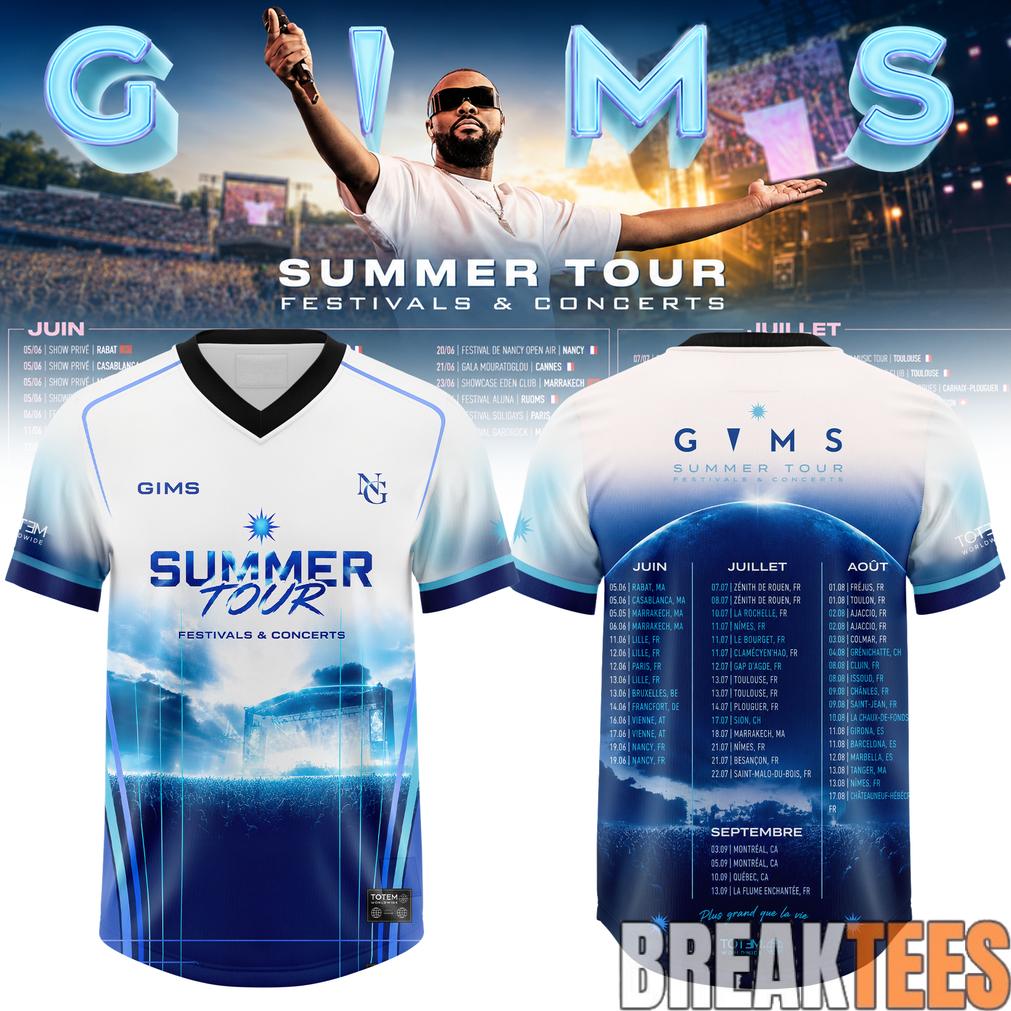 Gims Summer Tour 2026 Tour Special Jersey
