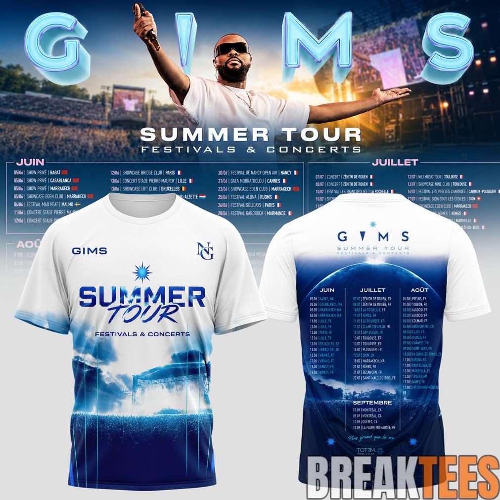 Gims Summer Tour 2026 Special Tee