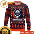 Grateful Dead Edmonton Oilers 2023 Xmas Gifts Holiday Ugly Christmas Sweater