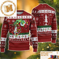 Grinch Stole Stanford Cardinal NCAA Funny Xmas 2023 Gift For Holiday Ugly Christmas Sweater