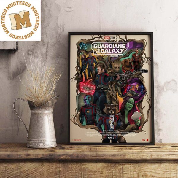 Guardians Of The Galaxy Vol 3 All Characters Scenes Once More With Feeling Decorations Poster Canvas