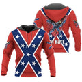 Heritage Not Hate Rebel Flag 3D Hoodie & Sweatshirt