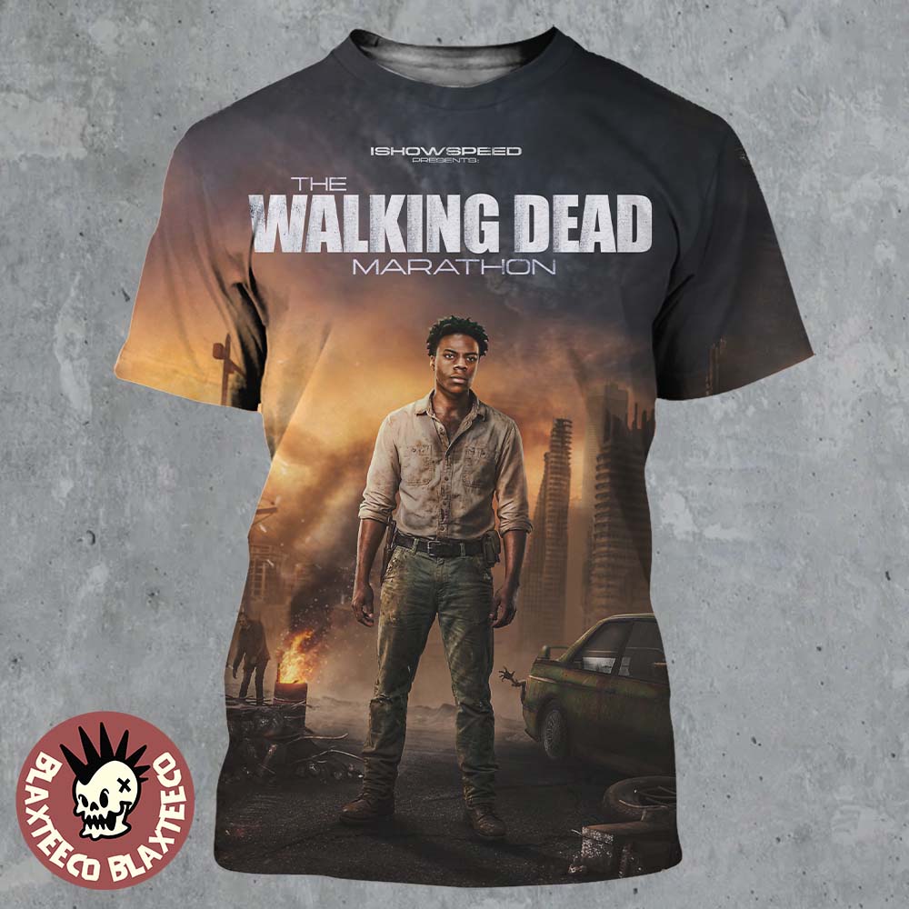 IShowSpeed The Walking Dead Marathon Live Stream All Over Print Shirt
