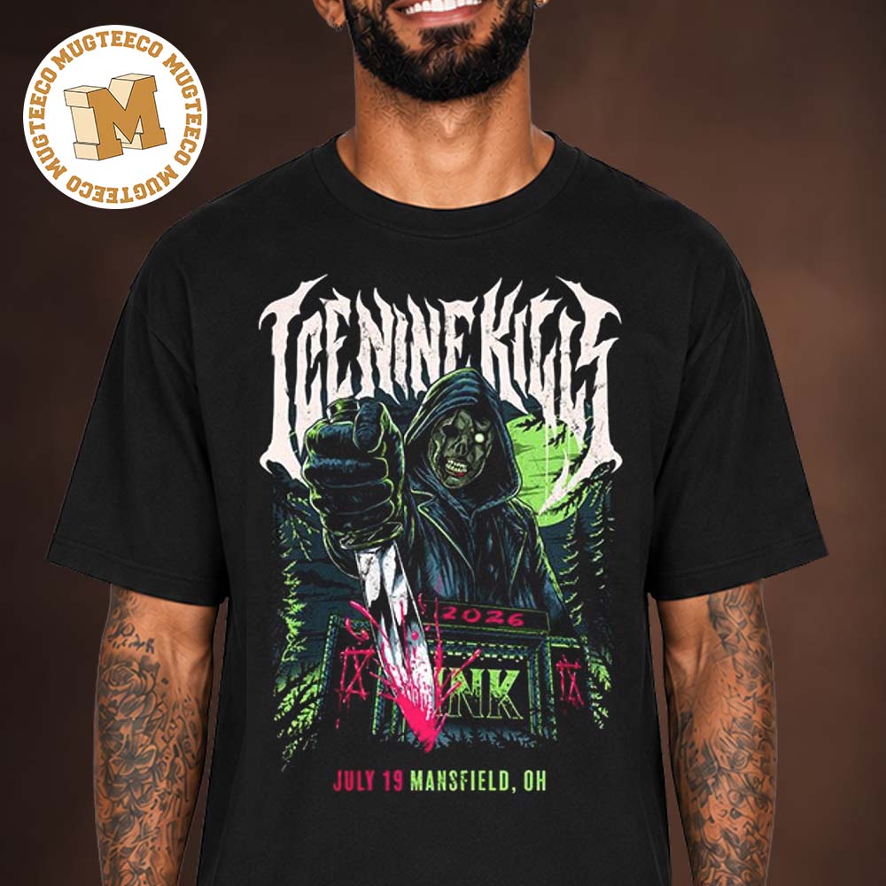 Ice Nine Kills Mansfield OH Inkcarceration 2026 Exclusive Tour Merch T-Shirt