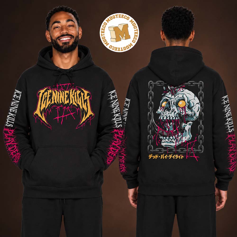 Ice Nine Kills The Summer Of Silence Nightmare On The Ninth Merch Death Hook Hoodie