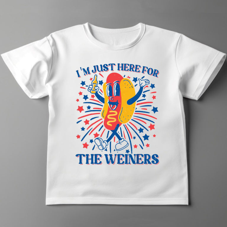 4th Of July I’m Just Here For The Wieners Shirt