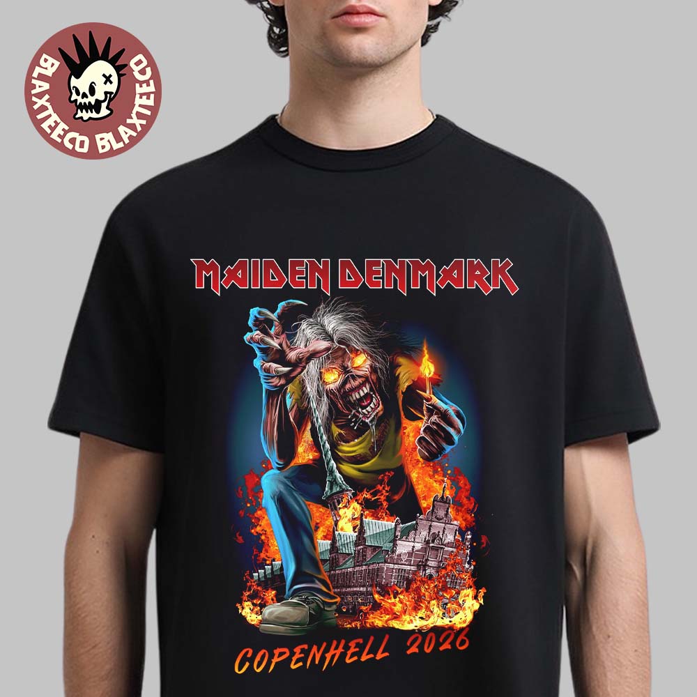 Iron Maiden Copenhell 2026 Maiden Denmark T-Shirt