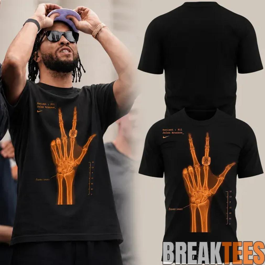 Jalen Brunson ‘X-Ray’ Signatures Print 2D T-Shirt