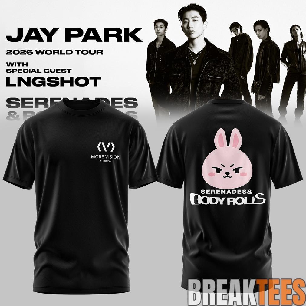 Jay Park World Tour 2026 Serenades & Body Rolls Black Edition Tee
