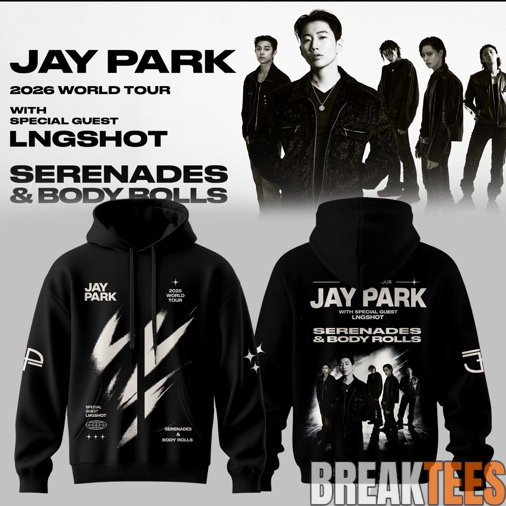 Jay Park World Tour 2026 Serenades & Body Rolls Black Hoodie