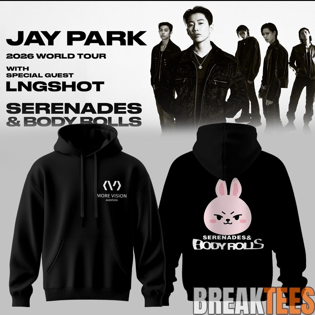 Jay Park World Tour 2026 Serenades & Body Rolls Black Hoodie