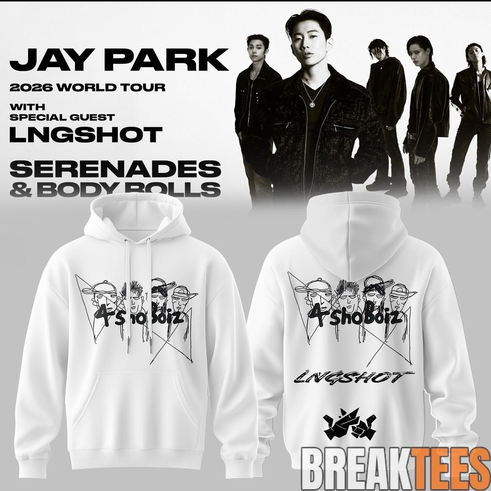 Jay Park World Tour 2026 Serenades & Body Rolls White Hoodie