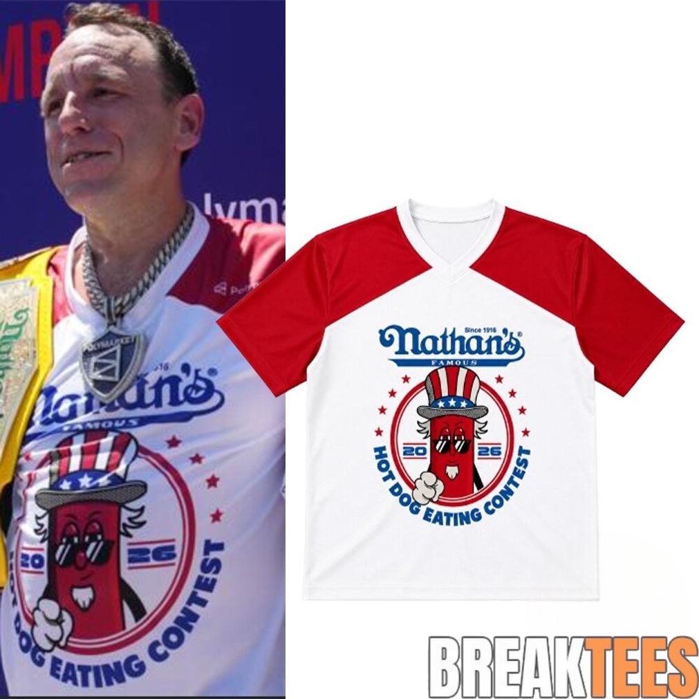Joey Chestnut Nathan’s Hot Dog Contest Shirt