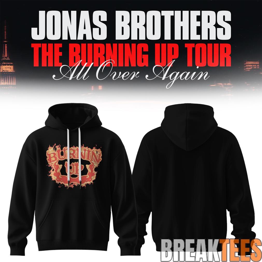 Jonas Brothers The Burning Up Tour 2026 Hoodie