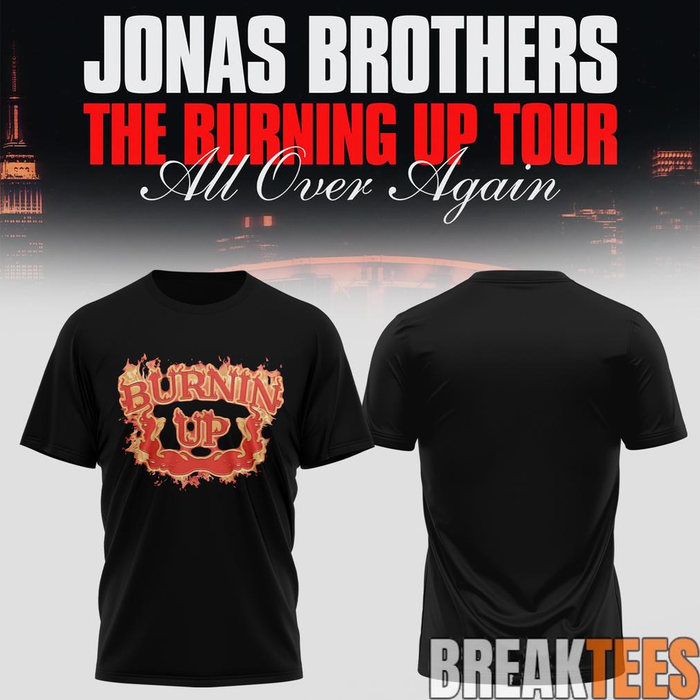 Jonas Brothers The Burning Up Tour 2026 Tee