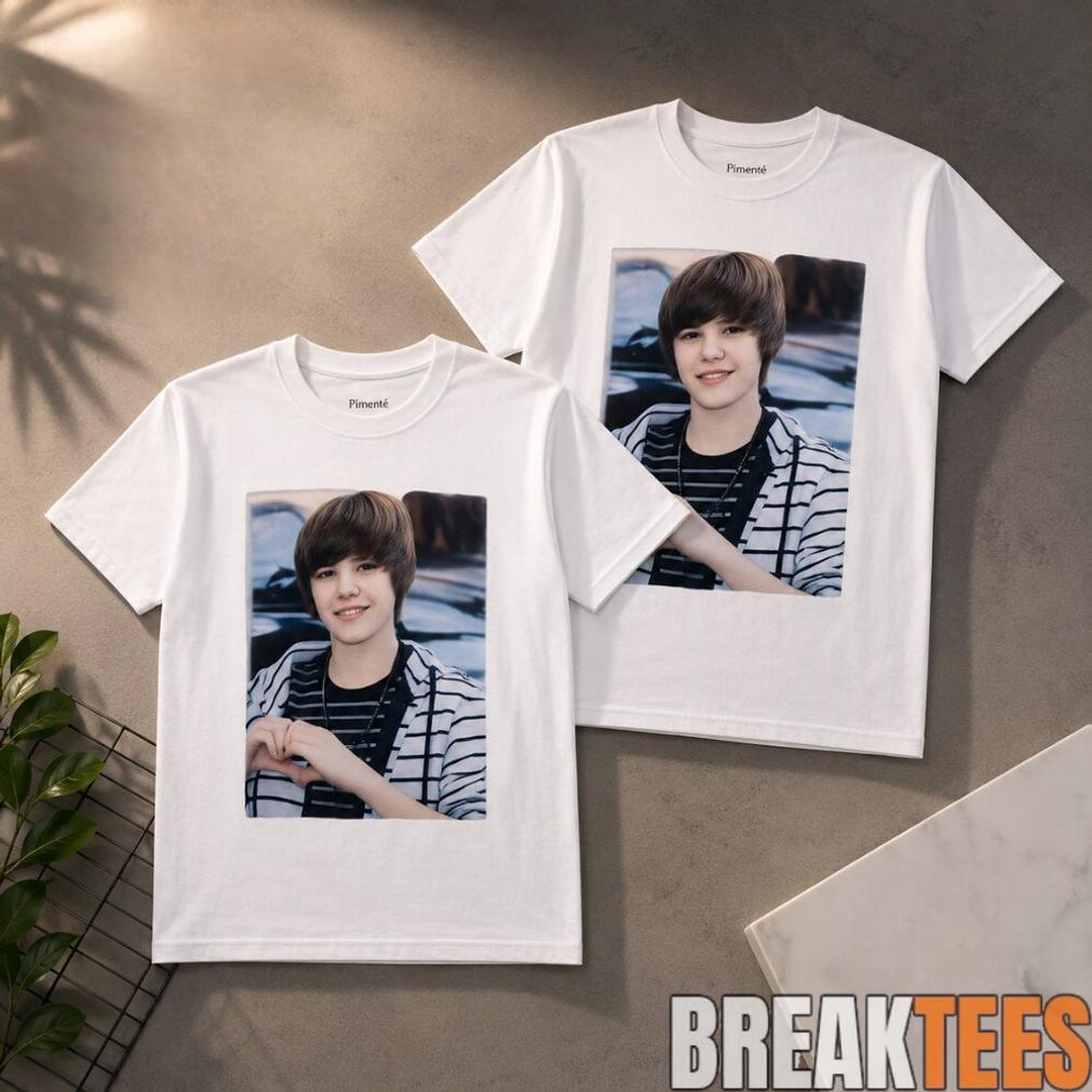 Justin Bieber Vintage Style Photo Y2K Pop Star Graphic Shirt