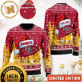 Kansas City Chiefs Custom Name Santa Hat Personalized Custom Name Ugly Christmas Sweater