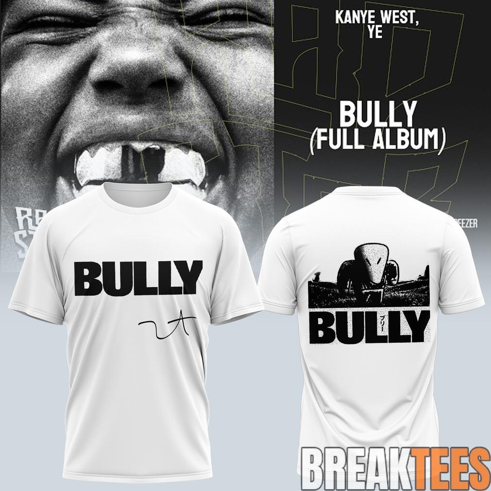 Kanye West Rap Star ‘Bully’ 2026 Tour Shirt