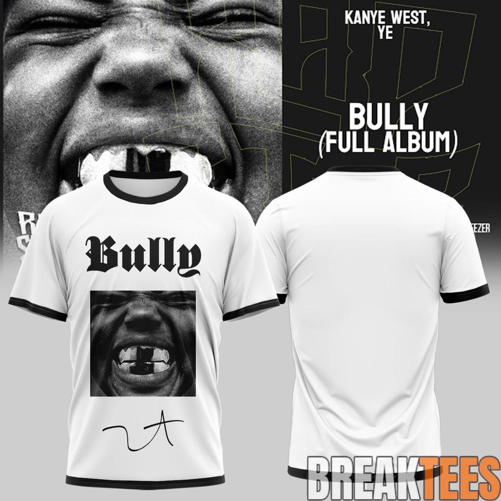 Kanye West Rap Star ‘Bully’ 2026 Tour Shirt