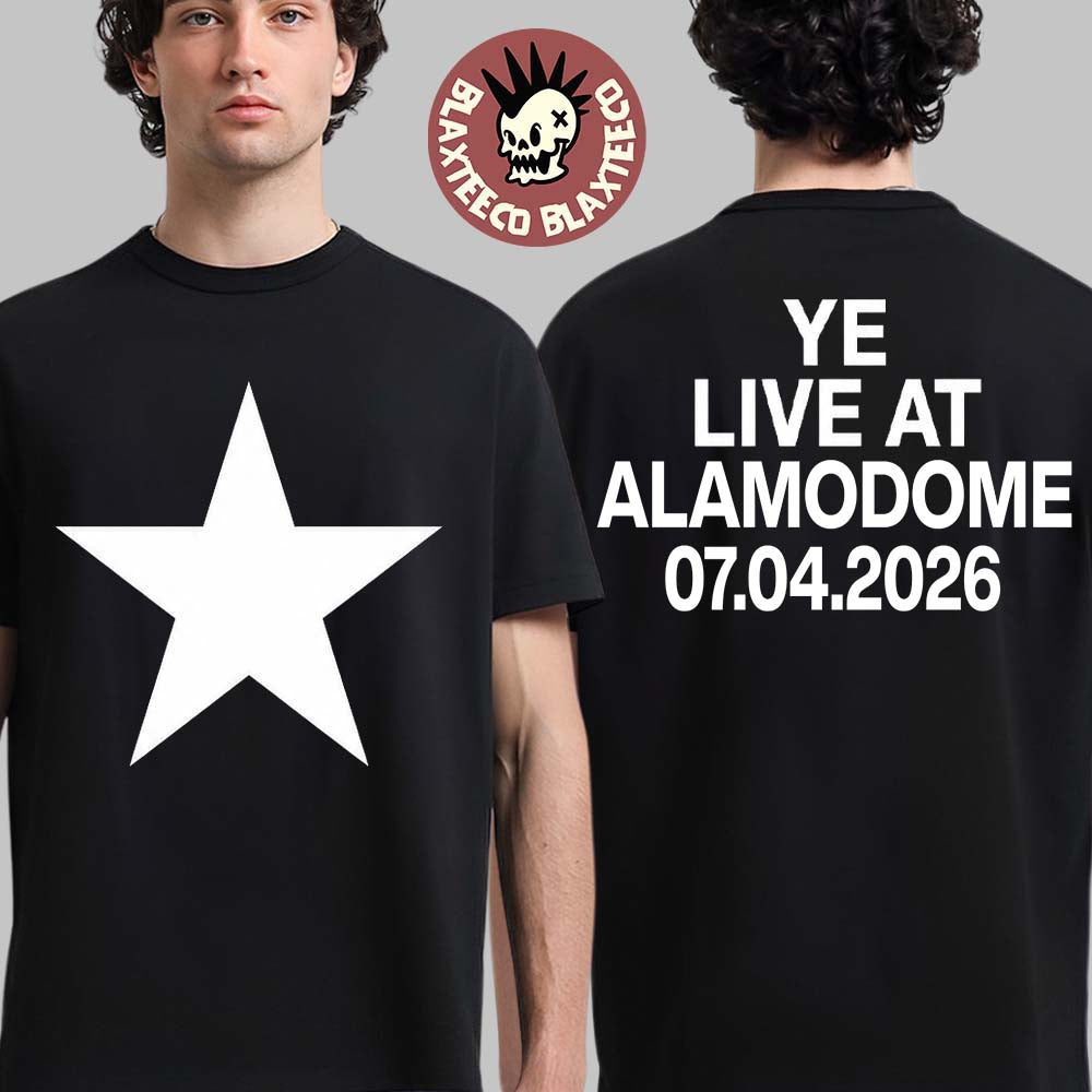 Kanye West Ye Live At Alamodome 2026 Exclusive Tee In San Antonio Texas On July 4 2026 Star T-Shirt