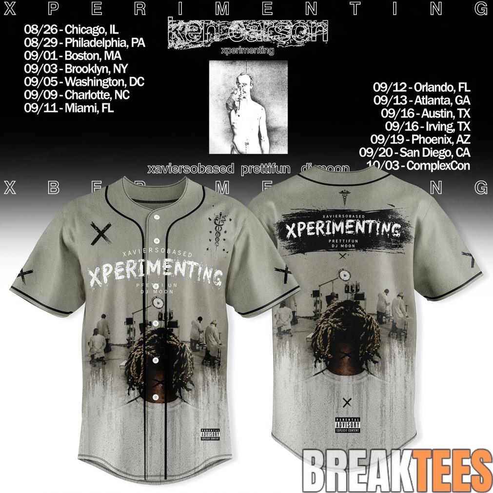 Ken Carson Xperimenting Tour Baseball Jersey