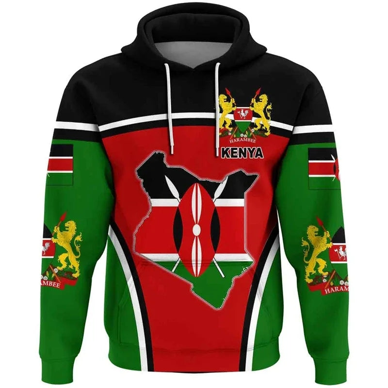 Kenya Flag Hoodie