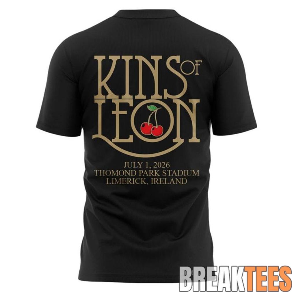 Kings of Leon “Can We Please Have Fun” 2026 Tour Thomond Park Stadium, Limerick, Ireland Shirt