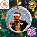 Leo Laughing Meme Funny 2023 Holiday Gifts Christmas Decorations Ceramic Ornament