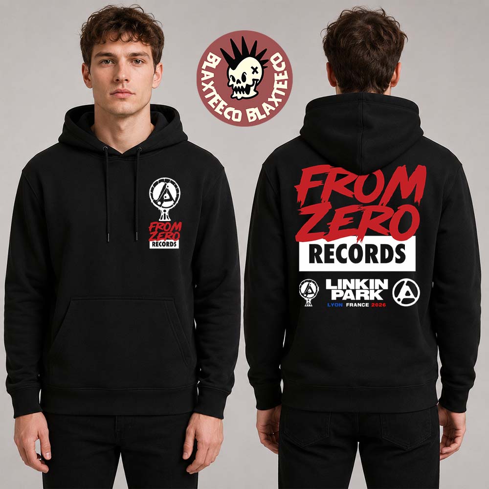 Linkin Park From Zero Records Lyon France 2026 Pop Up Shop Merch T-Shirt Hoodie