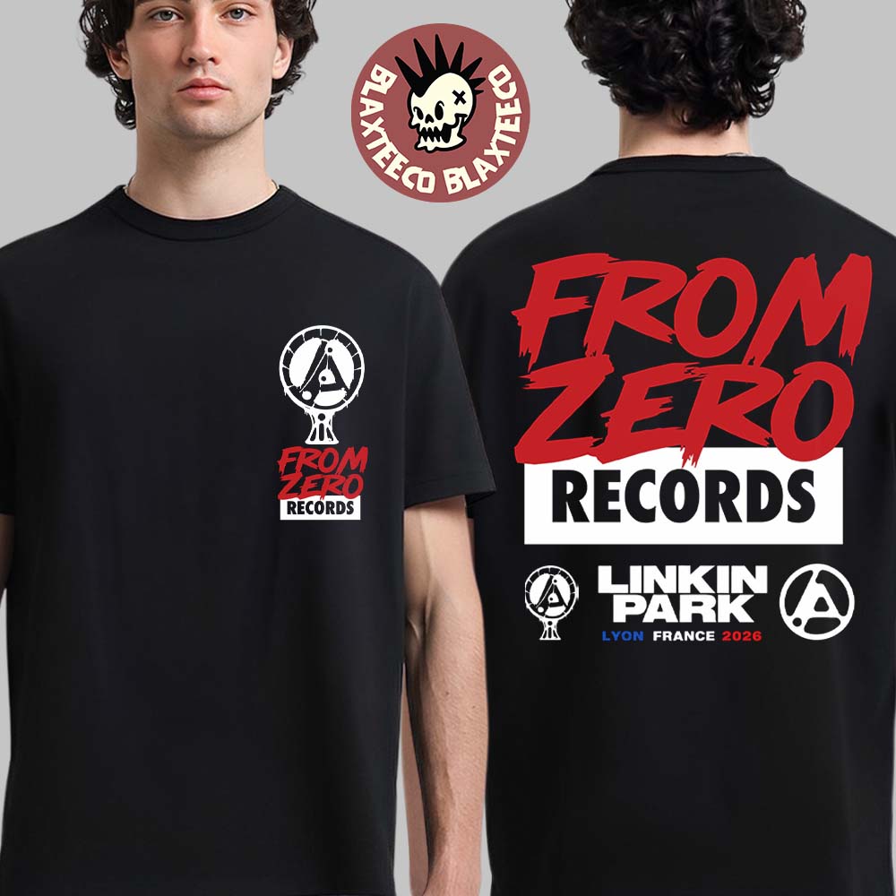 Linkin Park From Zero Records Lyon France 2026 Pop Up Shop Merch T-Shirt Hoodie