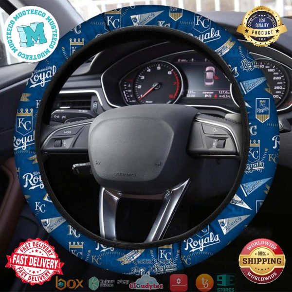 MLB Kansas City Royals Steering Wheel Cover