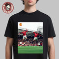 Manchester United Air Sesko Feat Cunha Celebration Vs Liverpool Match T-Shirt