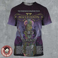 Mastodon The Poisonous Weapons Tour 2026 North America Schedule Dates All Over Print Shirt