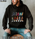Miami Sports Teams Mascots Abbey Road Crossing T Shirt