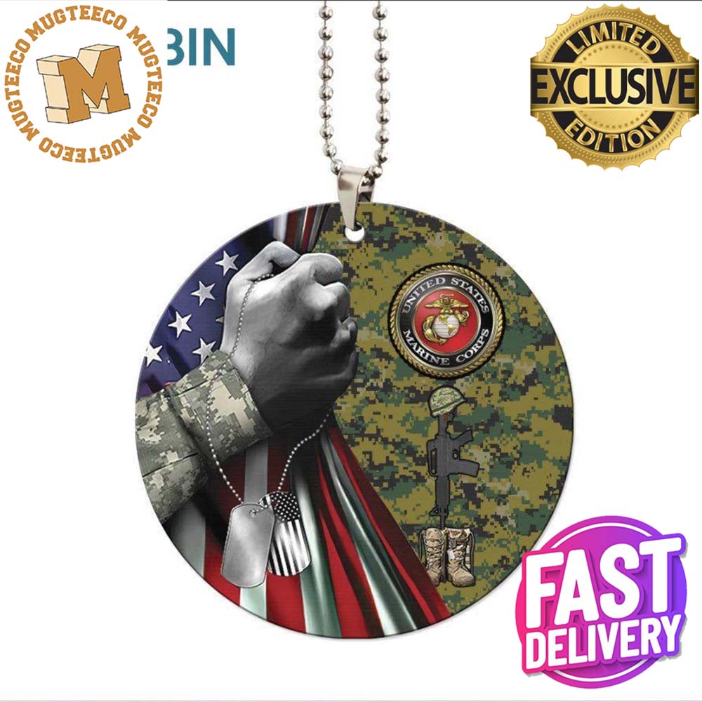 Military Marine Corps 2023 Holiday Christmas Decorations Ornament