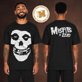 Misfits X Zero Fiend Skull Two Sided Unisex T Shirt