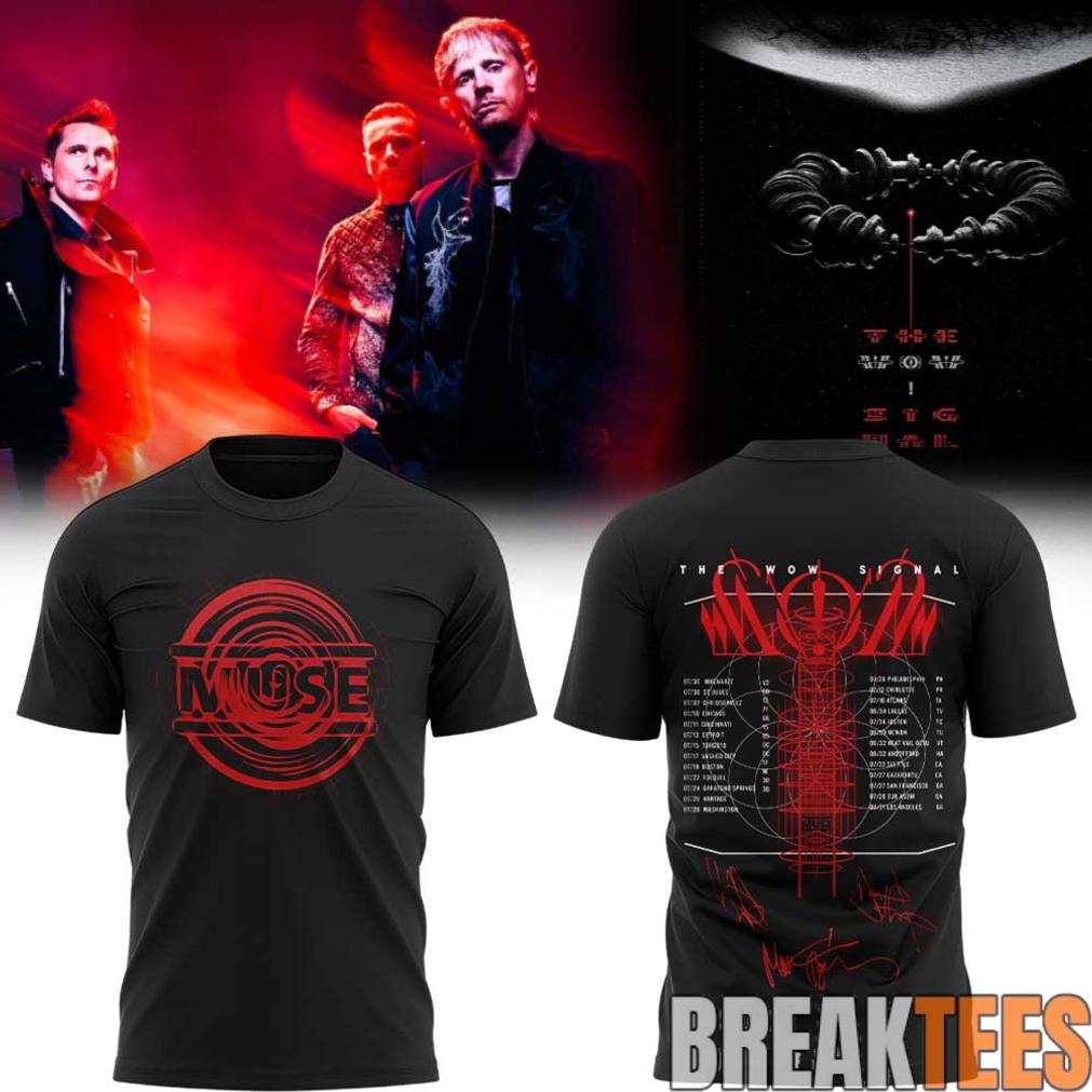 Muse The Wow! Signal Tour 2026 T-Shirt