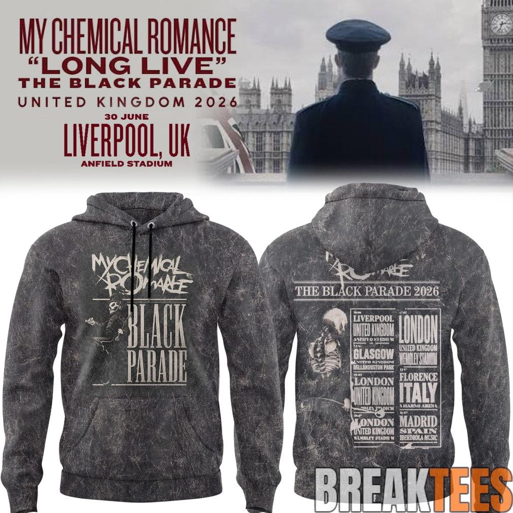 My Chemical Romance The Black Parade TOUR 2026 Hoodie