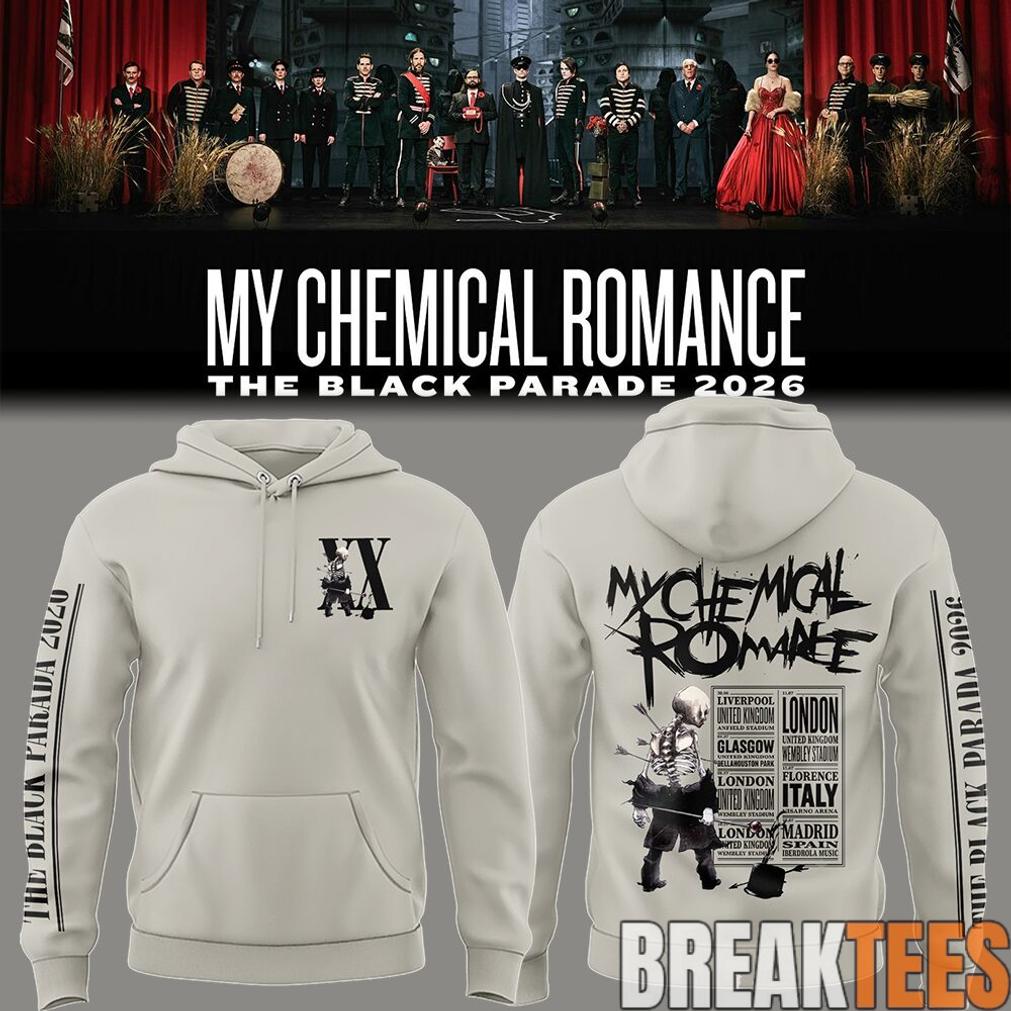 My Chemical Romance The Black Parade TOUR 2026 Hoodie