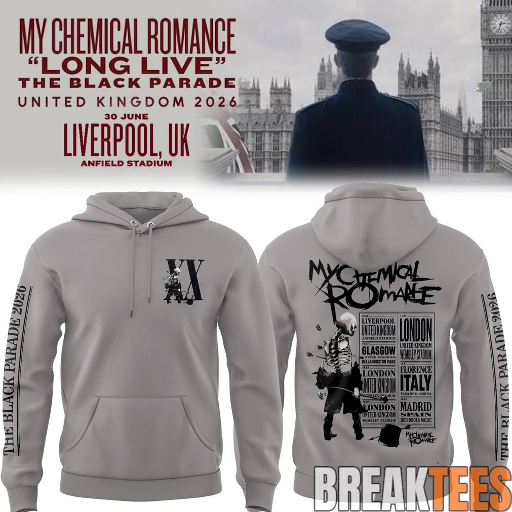 My Chemical Romance The Black Parade TOUR 2026 Hoodie