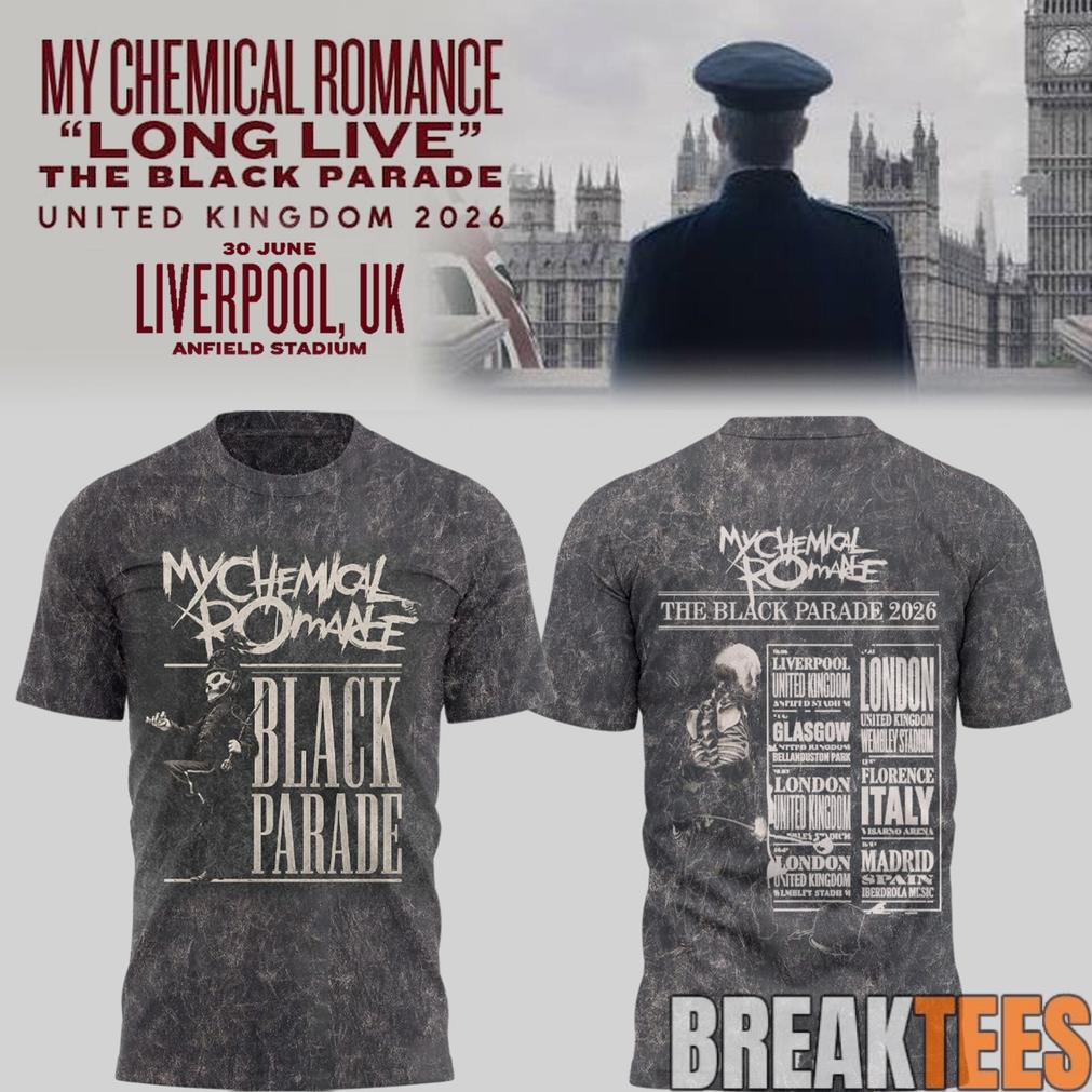 My Chemical Romance The Black Parade TOUR 2026 T-Shirt