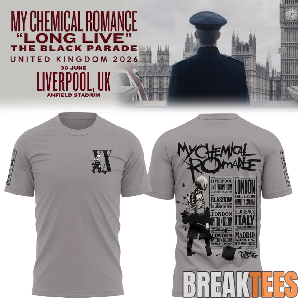 My Chemical Romance The Black Parade TOUR 2026 T-Shirt