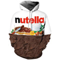 Nutella Hoodie, All Over Print Sweatshirt