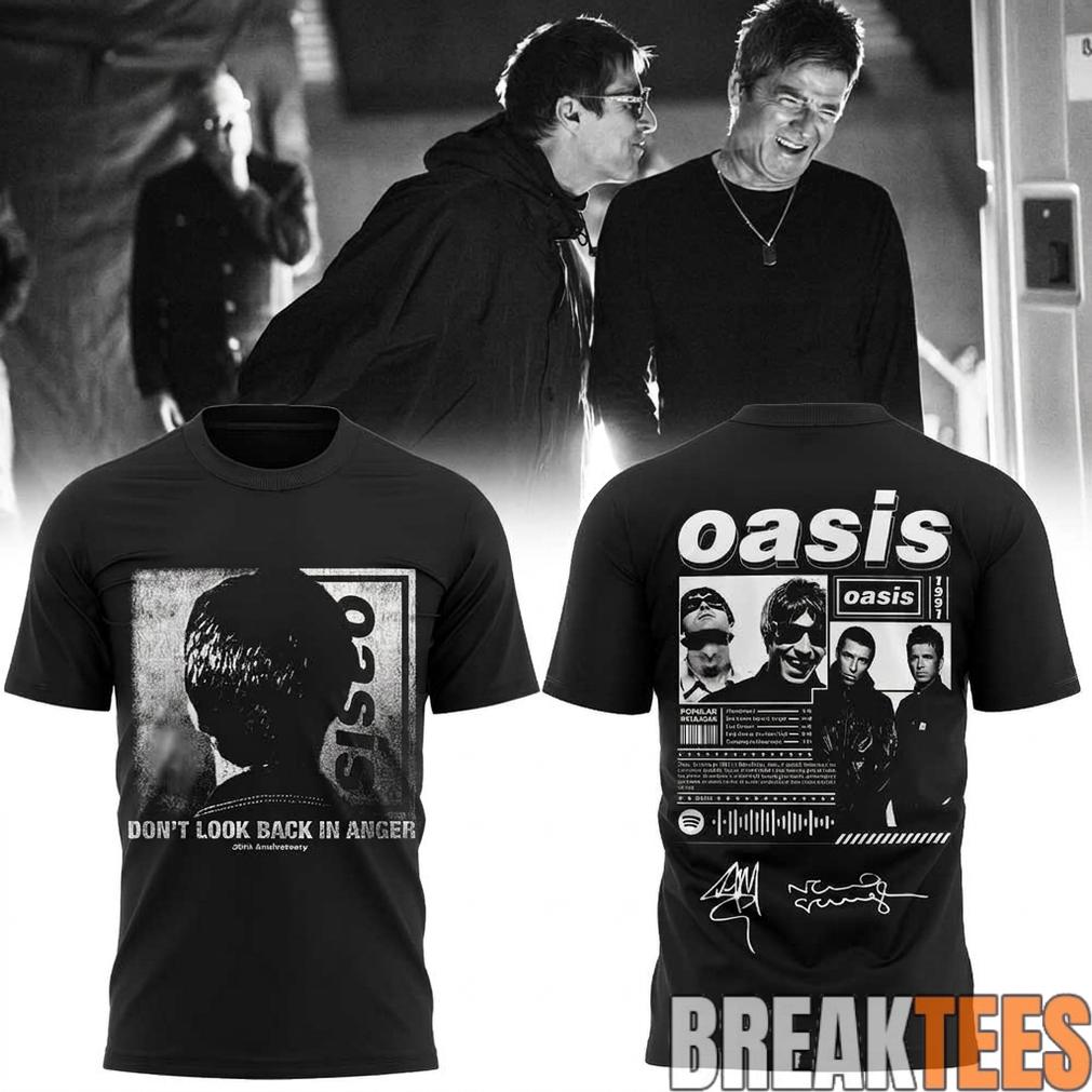 Oasis Don’t Look Back in Anger 30th Signature Special Tee