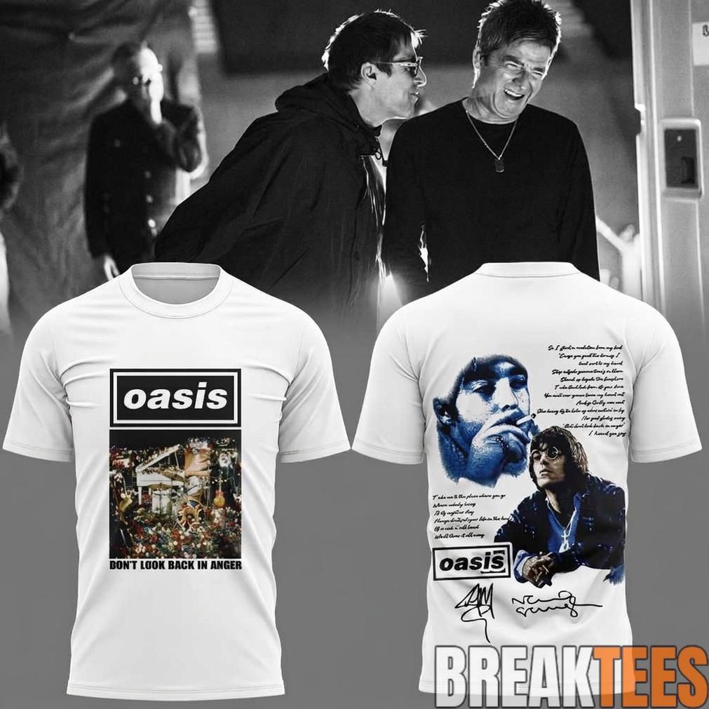 Oasis Don’t Look Back in Anger 30th Signature Special Tee