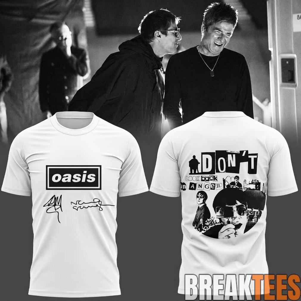 Oasis Don’t Look Back in Anger 30th Signature Special Tee