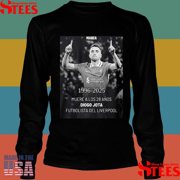 1996-2025 Muere A Los 28 Anos Diogo Jota Futbolista Del Liverpool T-shirt