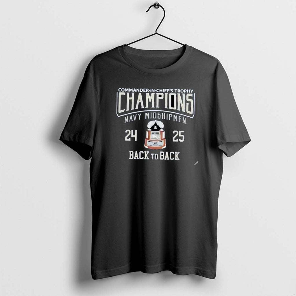 Official 2025 Commander In Chiefs Trophy Champions Navy Midshipmen Football Back To Back Christmas