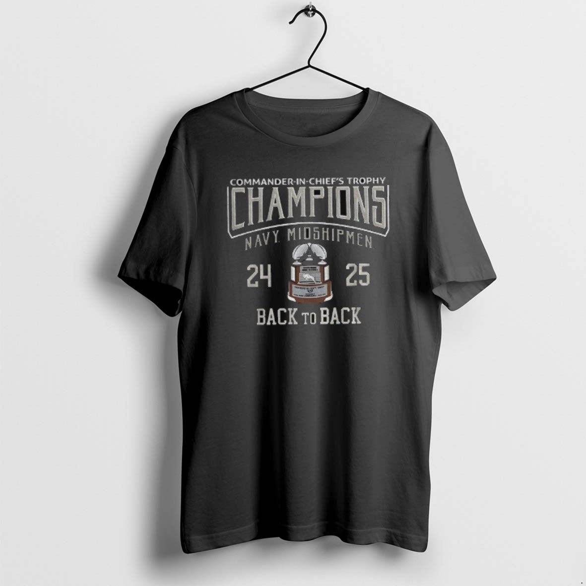 Official 2025 Commander In Chiefs Trophy Champions Navy Midshipmen Football Back To Back